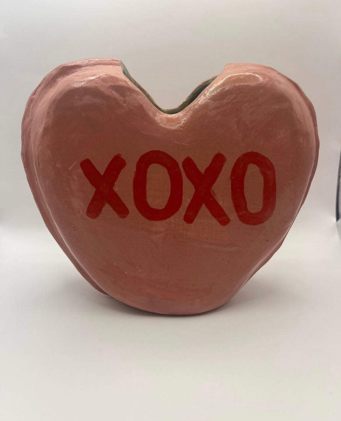 Ceramic XOXO Conversation Heart Vase