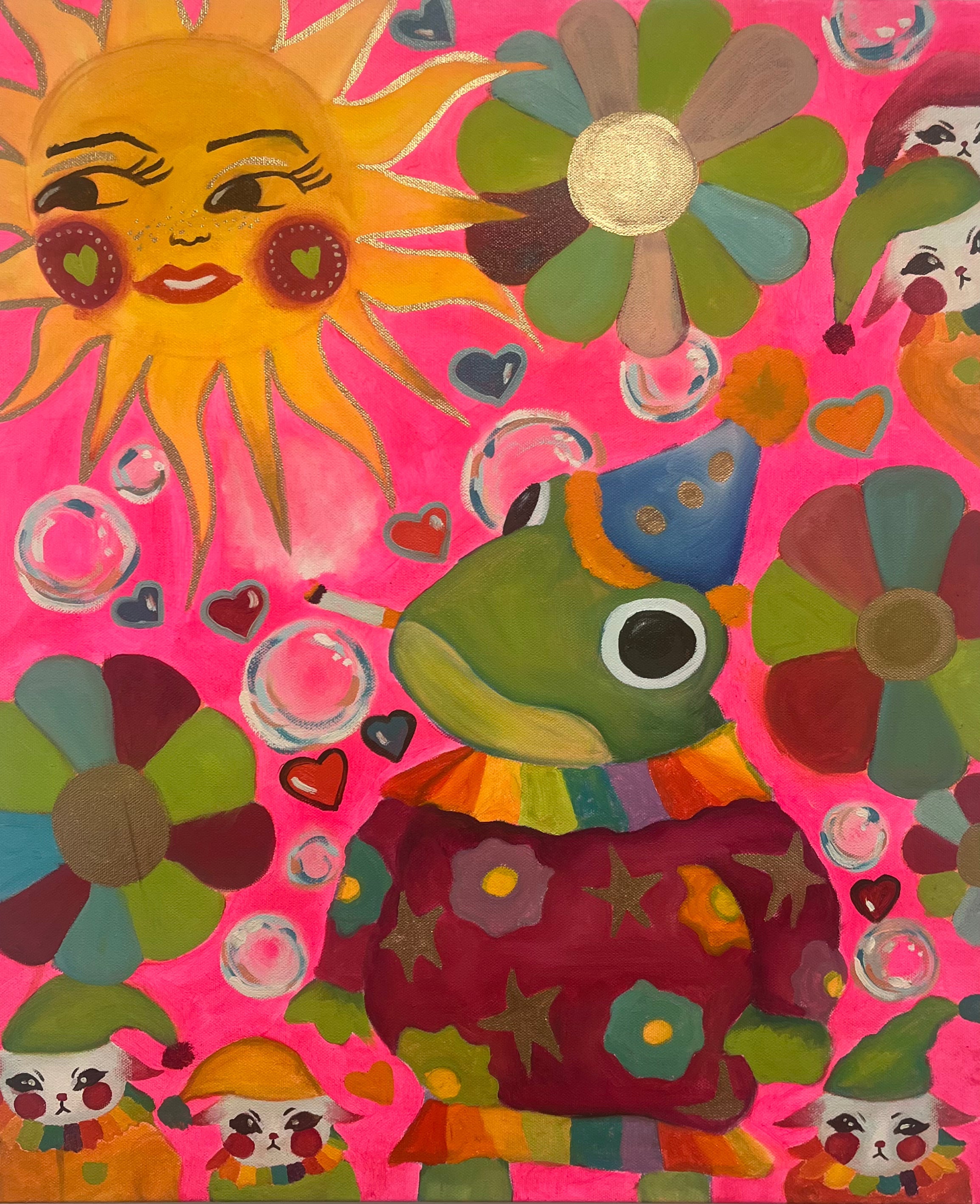 "I need an Advil" Oil Painting