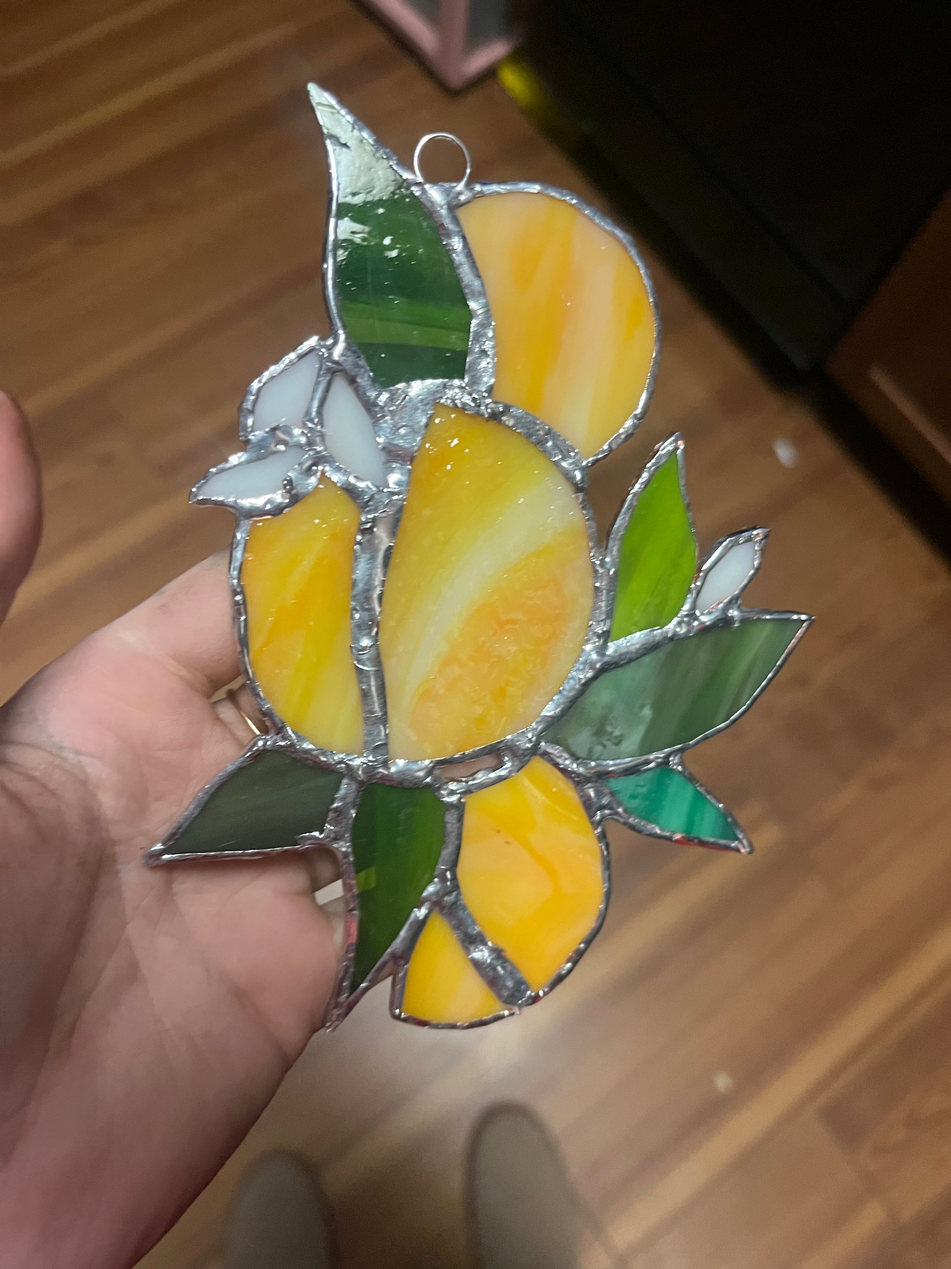 Orange Blossom Stained Glass