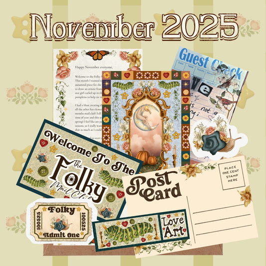 November 2025 Folky Mail Club