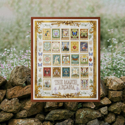 The Major Arcana Poster Print - The Tarot Card Collection