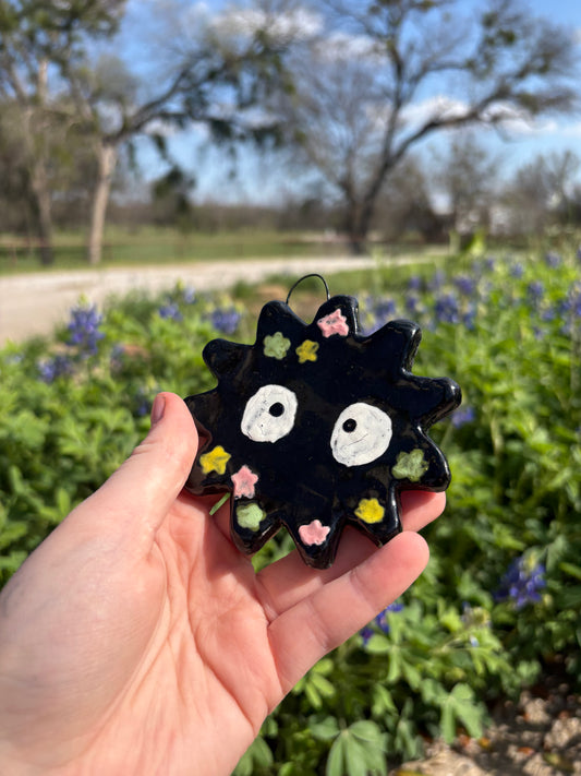 Ceramic Soot Sprite - Wall hanging