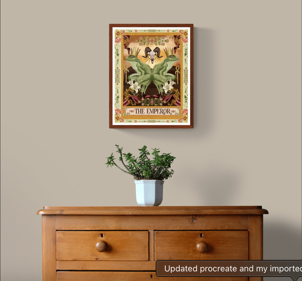 The Emperor Fine Art Print - The Tarot Card Collection