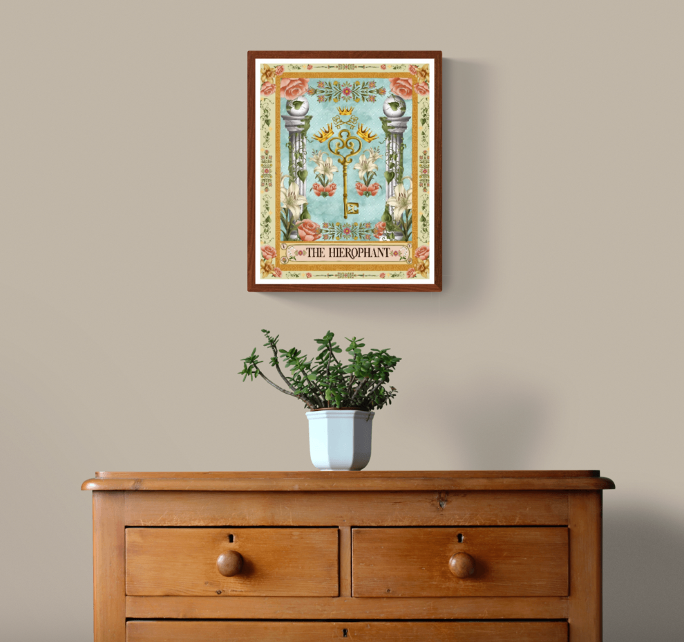 The Hierophant Fine Art Print - The Tarot Card Collection