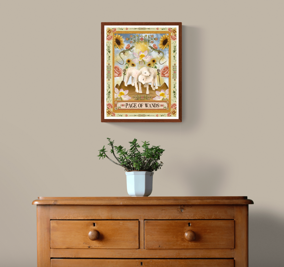 The Page of Wands Fine Art Print - The Tarot Card Collection