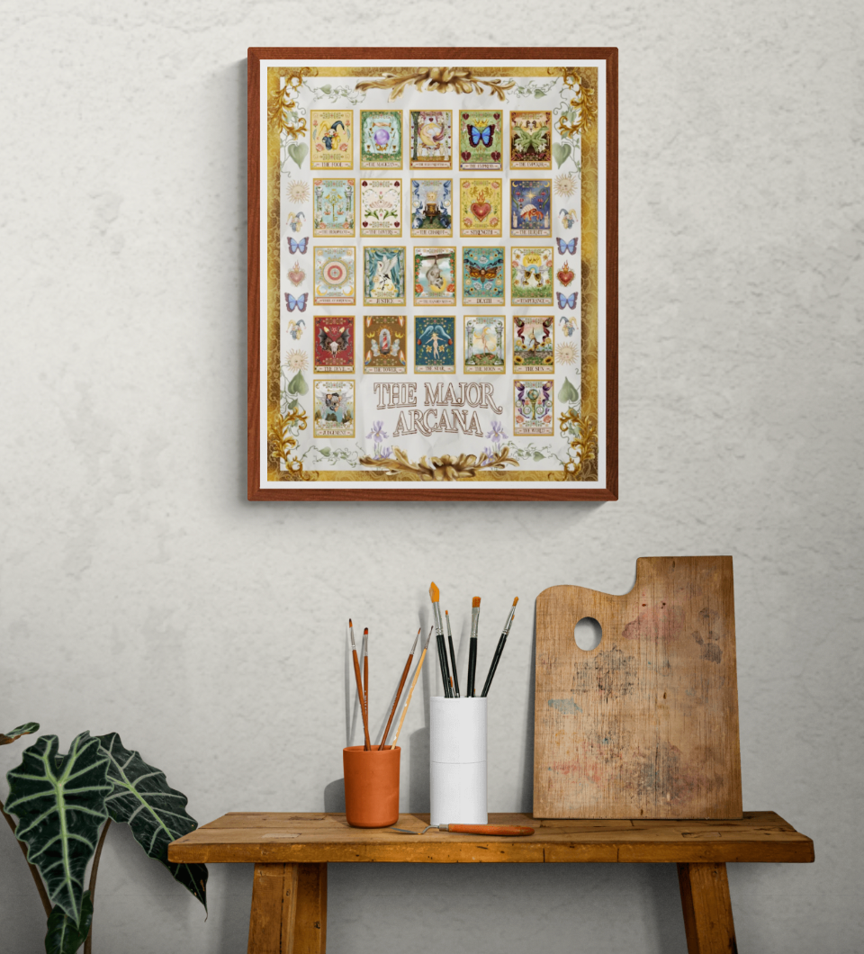 The Major Arcana Poster Print - The Tarot Card Collection