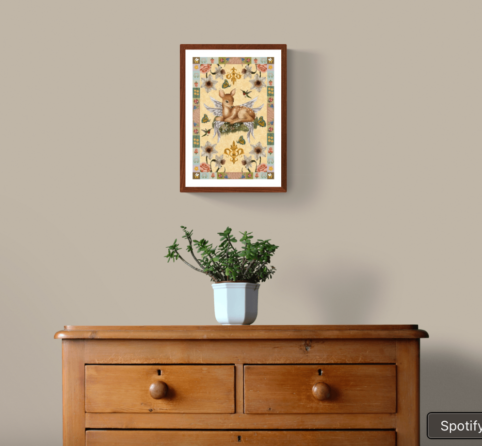 Angel Deer Fine Art Print