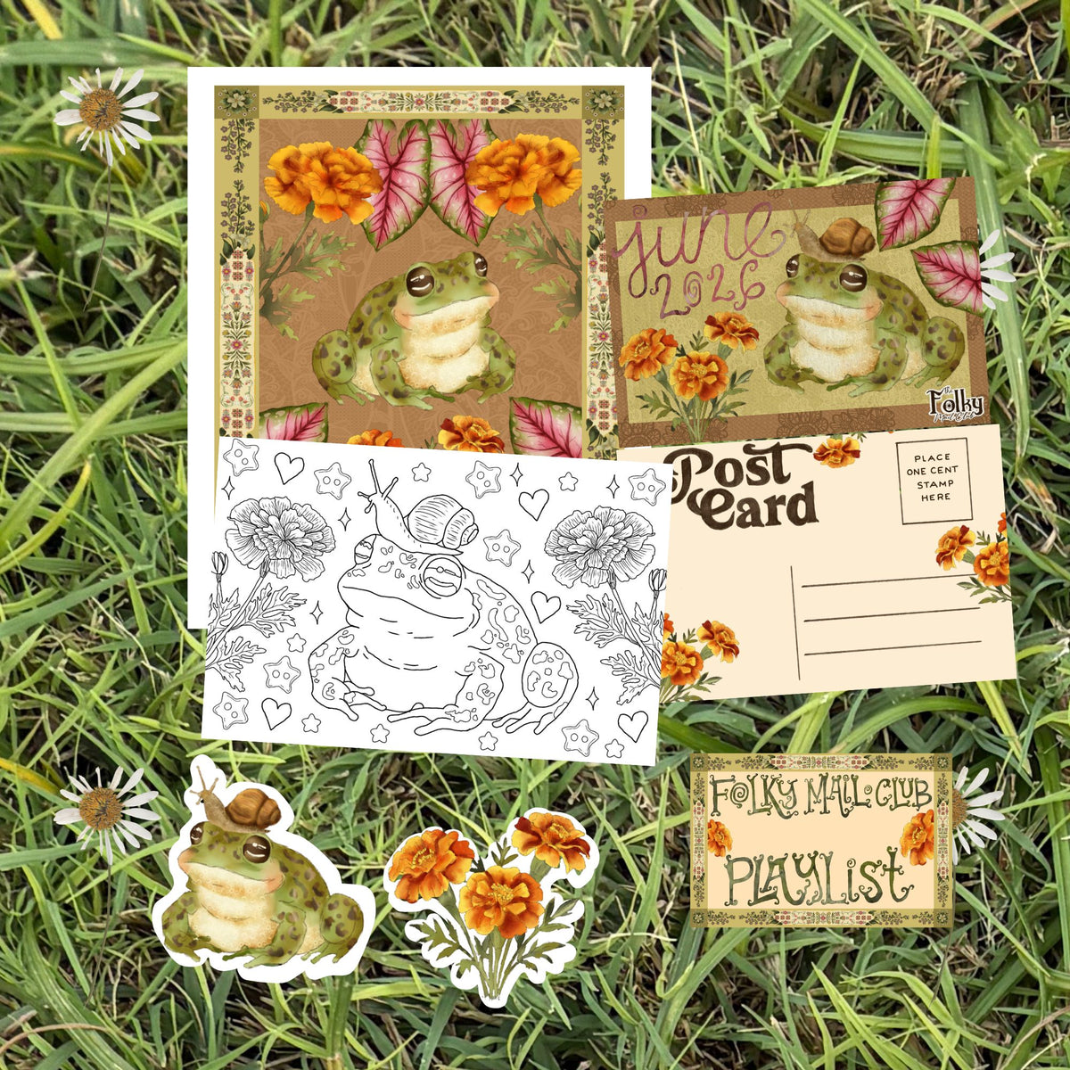 June 2026 Folky Mail Club Catchup