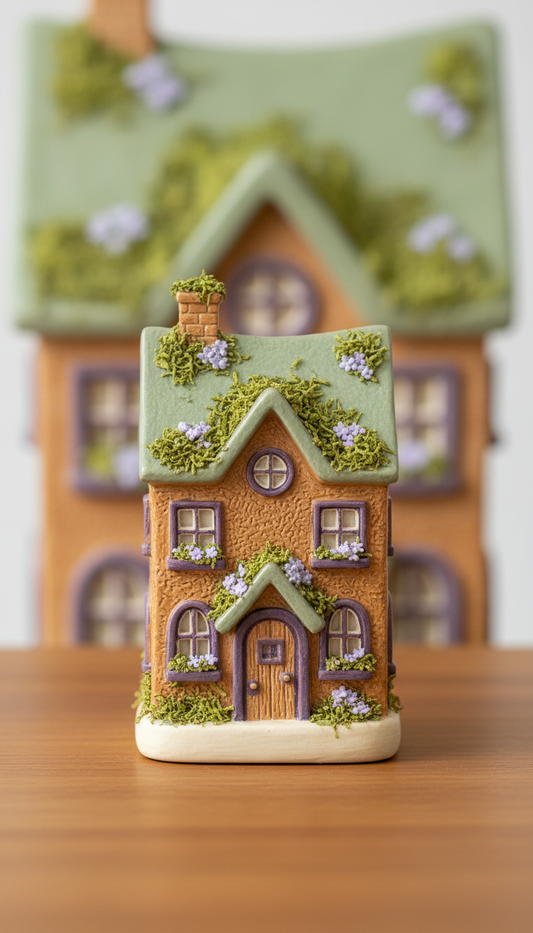 Storybook Cottage Tabletop Scene