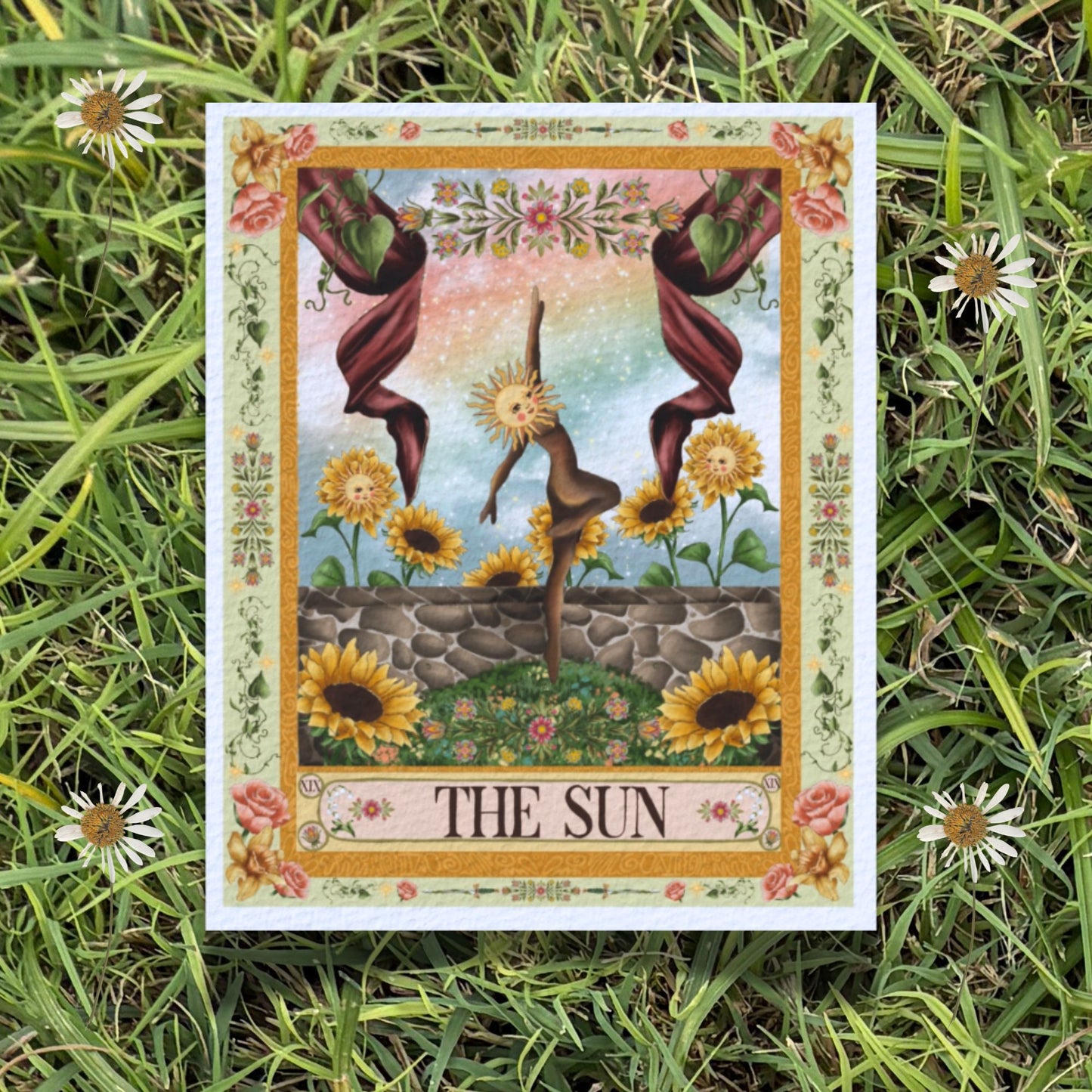 The Sun Fine Art Print - The Tarot Card Collection