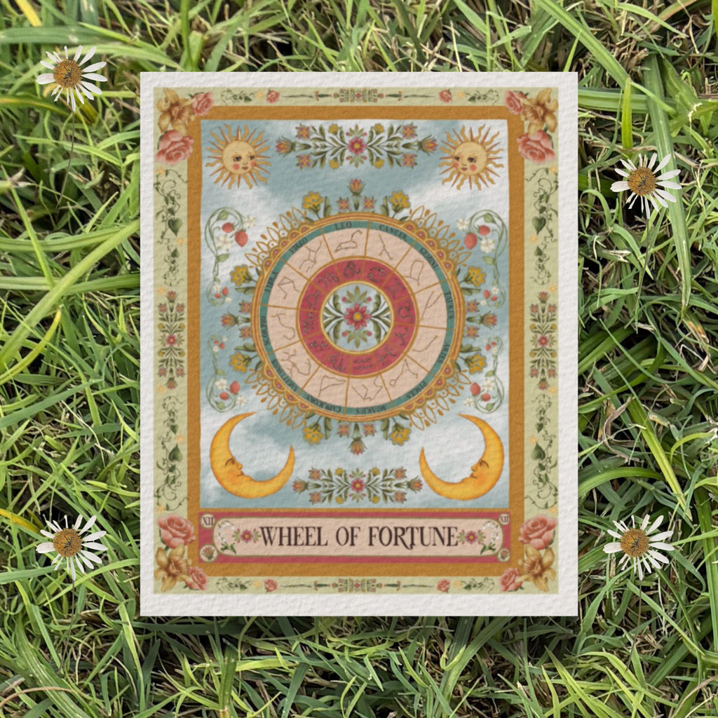 The Wheel of Fortune Fine Art Print - The Tarot Card Collection