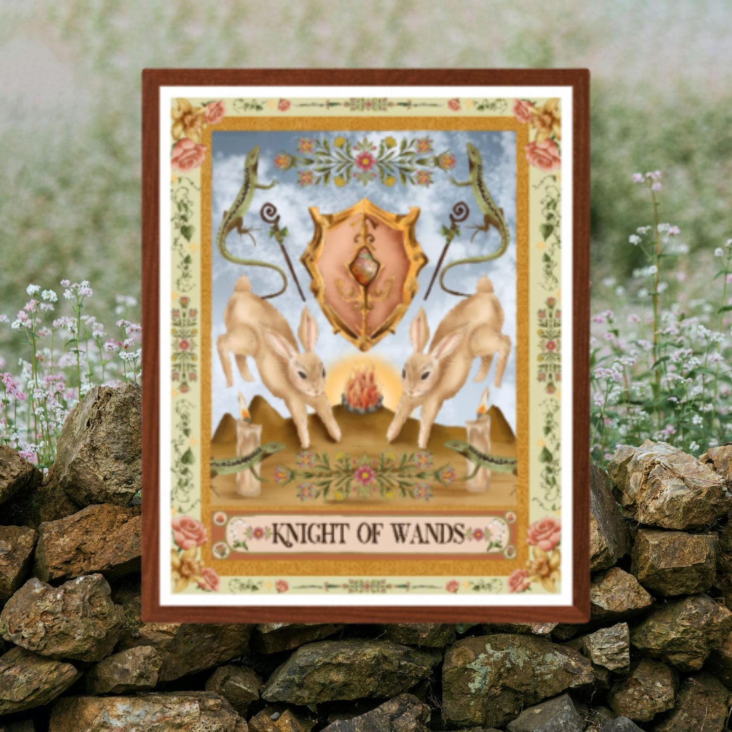 The Knight of Wands Fine Art Print - The Tarot Card Collection