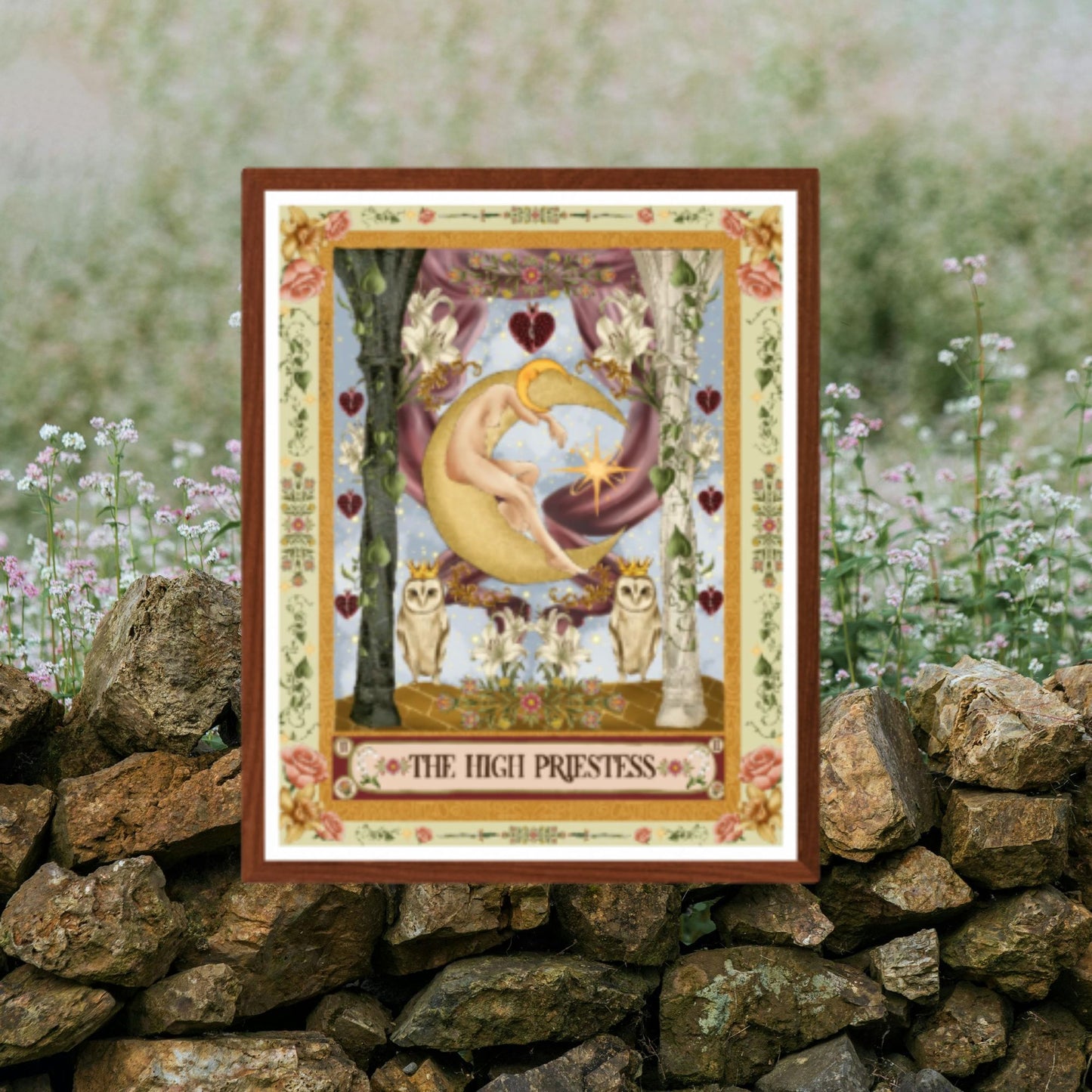 The High Priestess Fine Art Print - The Tarot Card Collection
