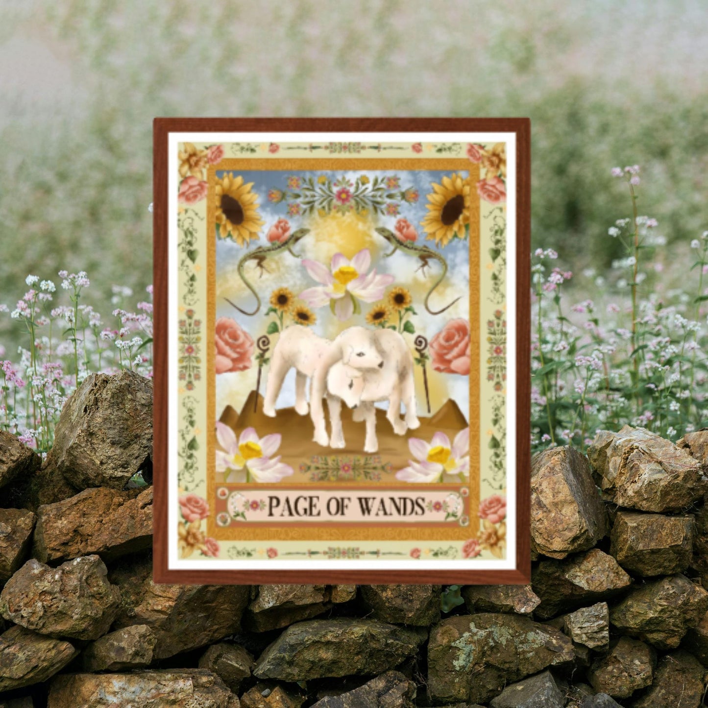 The Page of Wands Fine Art Print - The Tarot Card Collection