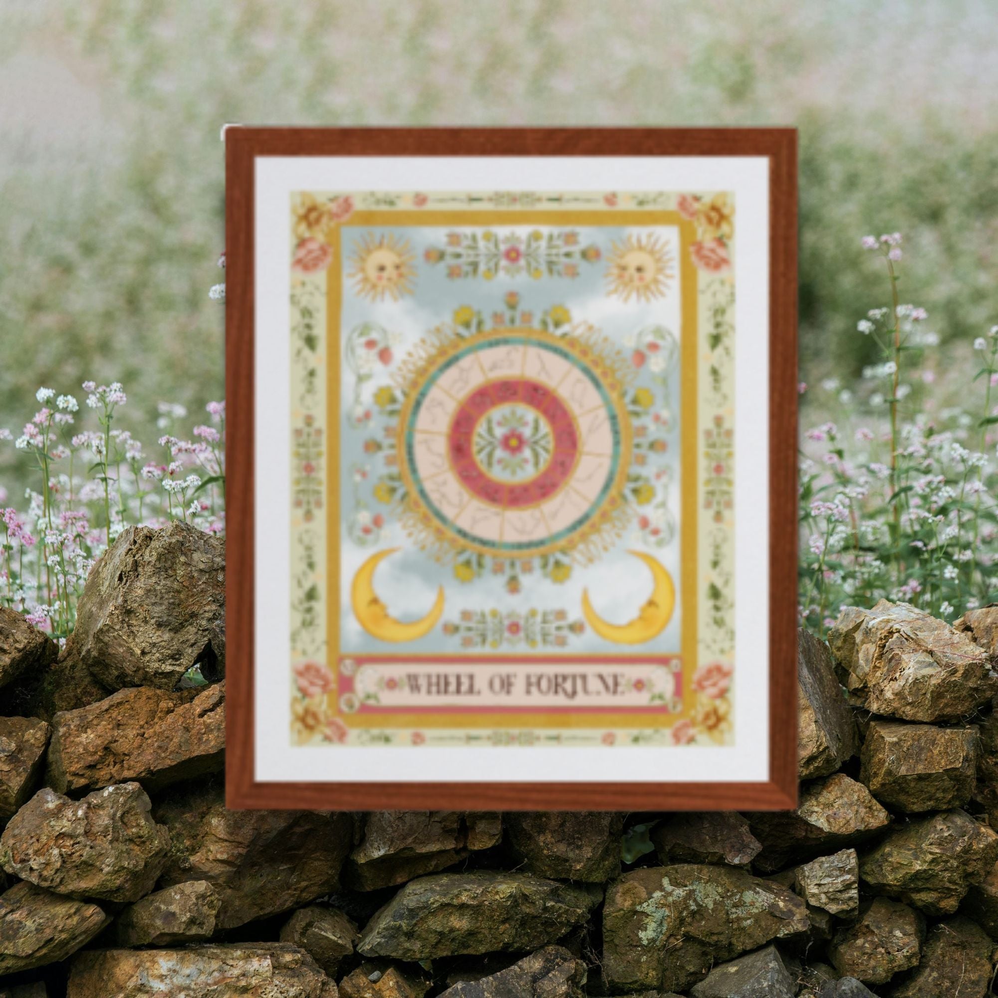 The Wheel of Fortune Fine Art Print - The Tarot Card Collection