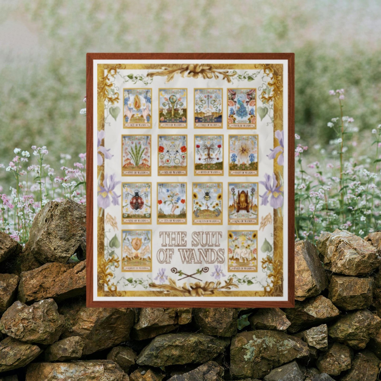 The Suit of Swords Poster Print - The Tarot Card Collection