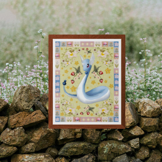 Folk Art Air Dragon Poke Fine Art Print - The Poke Collection