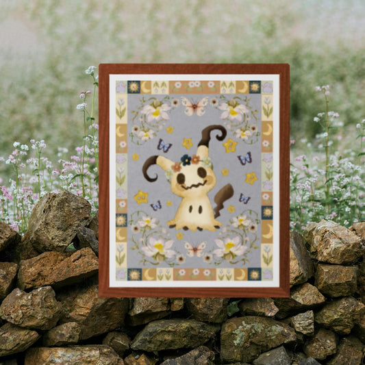 Folk Art Dream Fairy Poke Fine Art Print - The Poke Collection