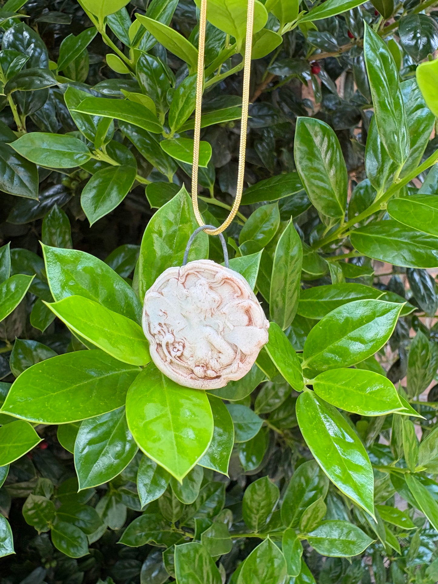 Ceramic Fairy Pendant Necklace