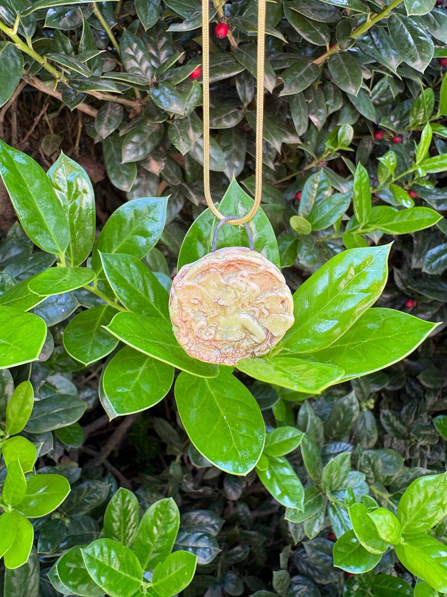 Ceramic Fairy Pendant Necklace