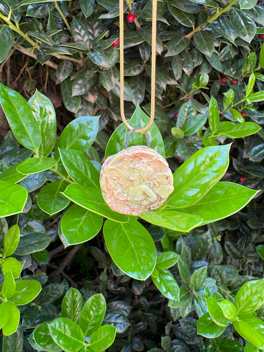 Ceramic Fairy Pendant Necklace