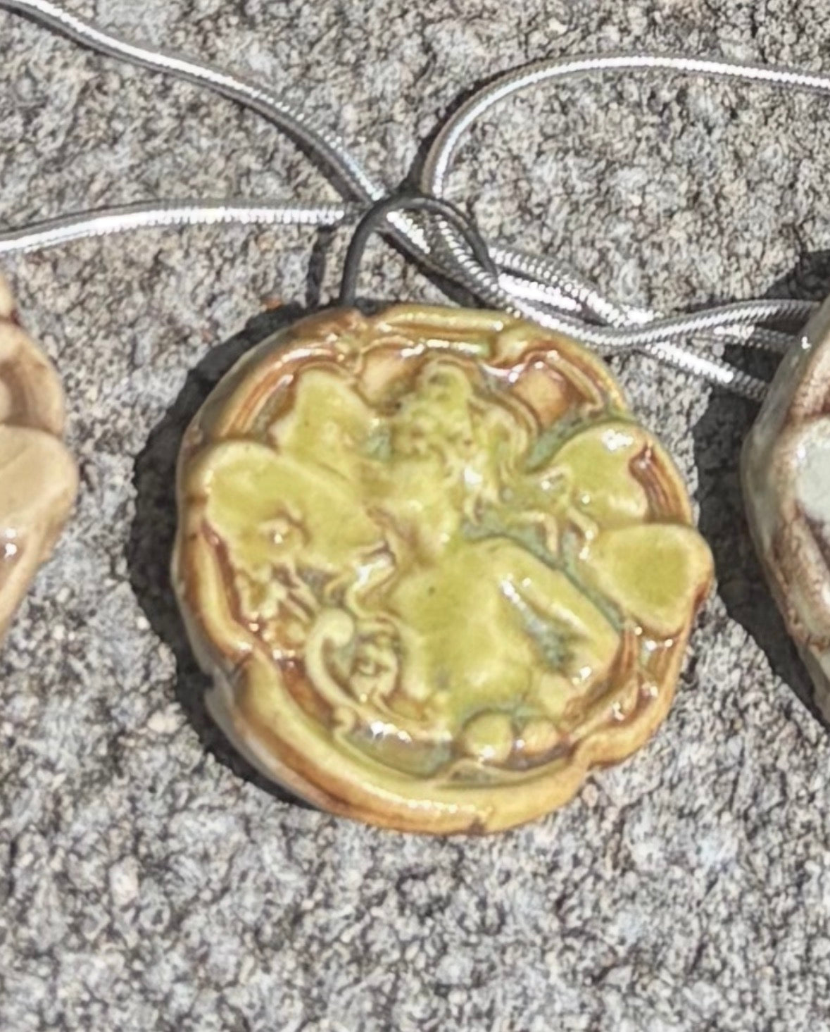 Ceramic Fairy Pendant Necklace