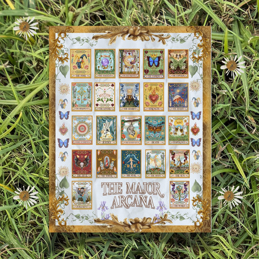 The Major Arcana Poster Print - The Tarot Card Collection