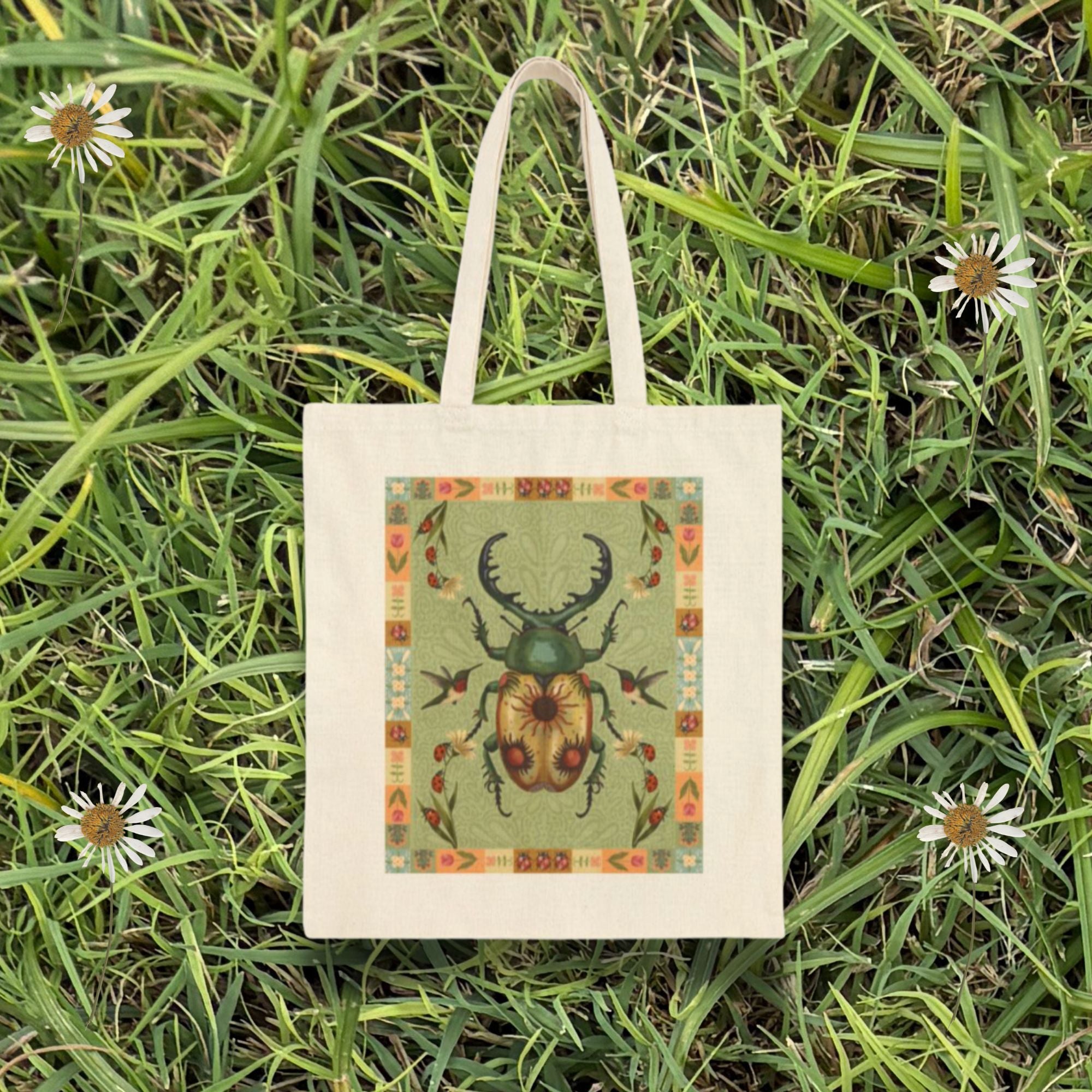 The Sun Beetle Tote Bag