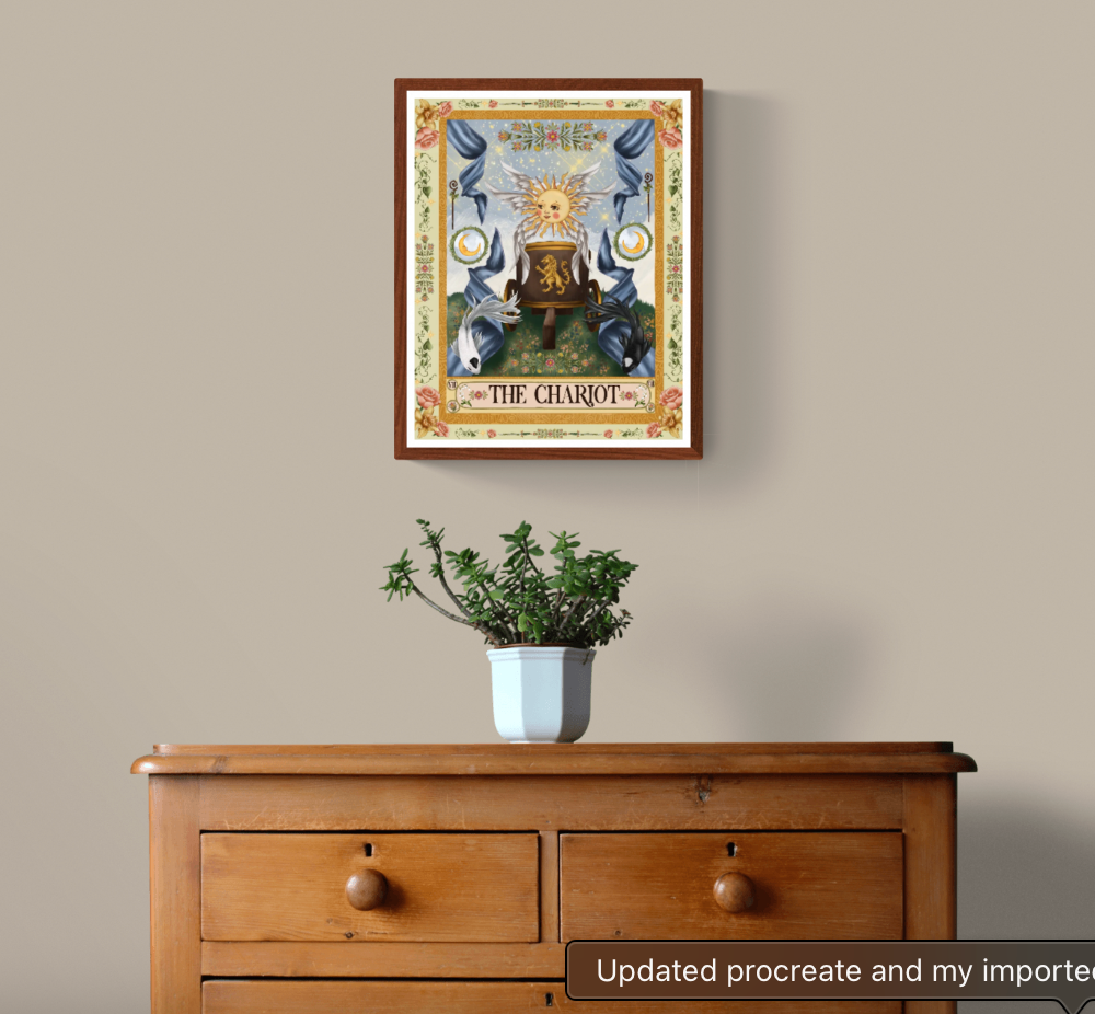 The Chariot Fine Art Print - The Tarot Card Collection