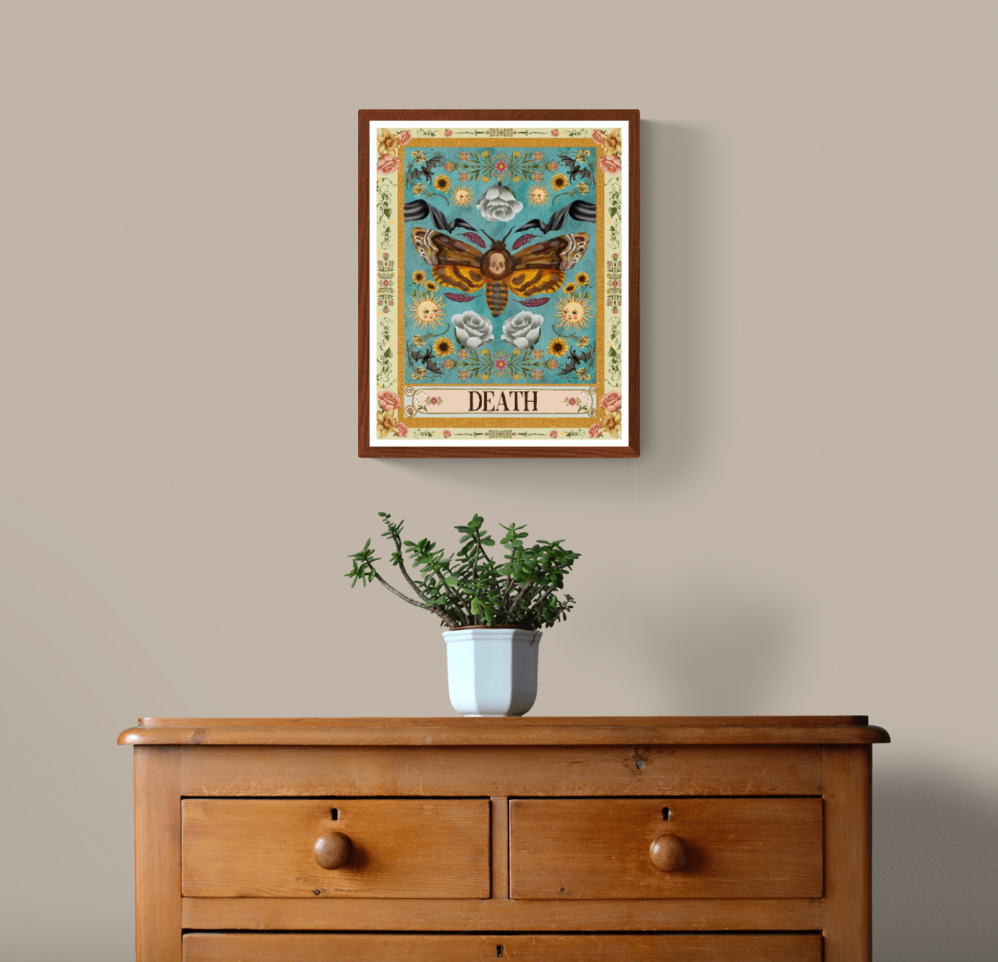 The Death Card Fine Art Print - The Tarot Card Collection