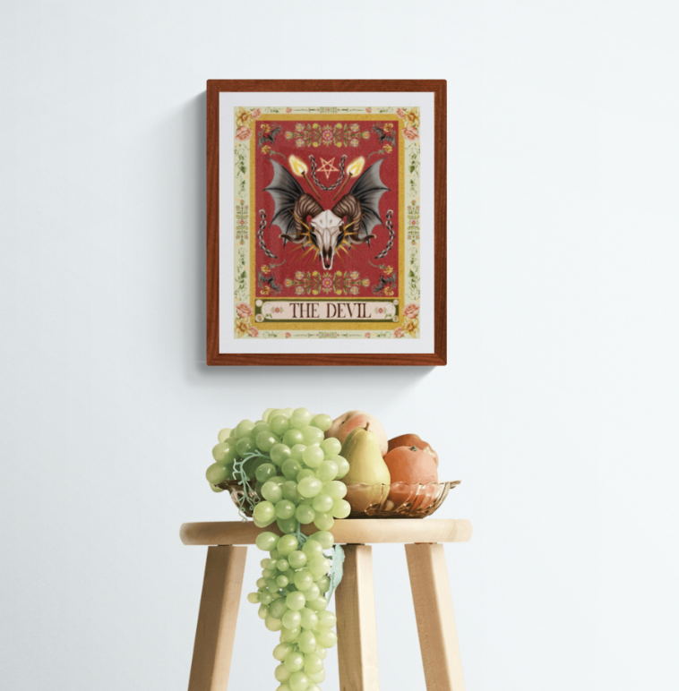 The Devil Fine Art Print - The Tarot Card Collection