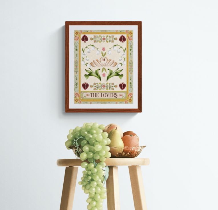 The Lovers Fine Art Print - The Tarot Card Collection