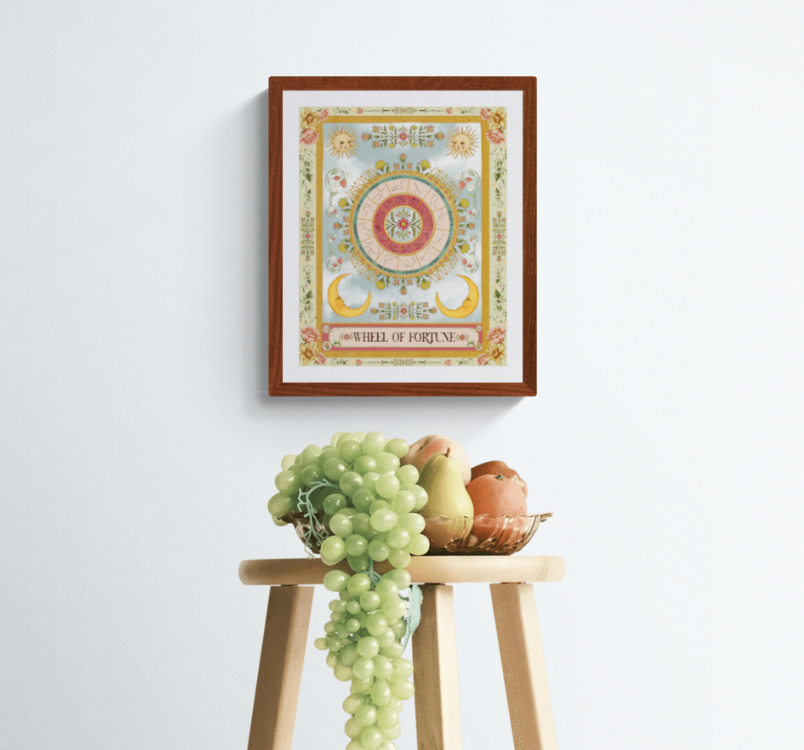 The Wheel of Fortune Fine Art Print - The Tarot Card Collection