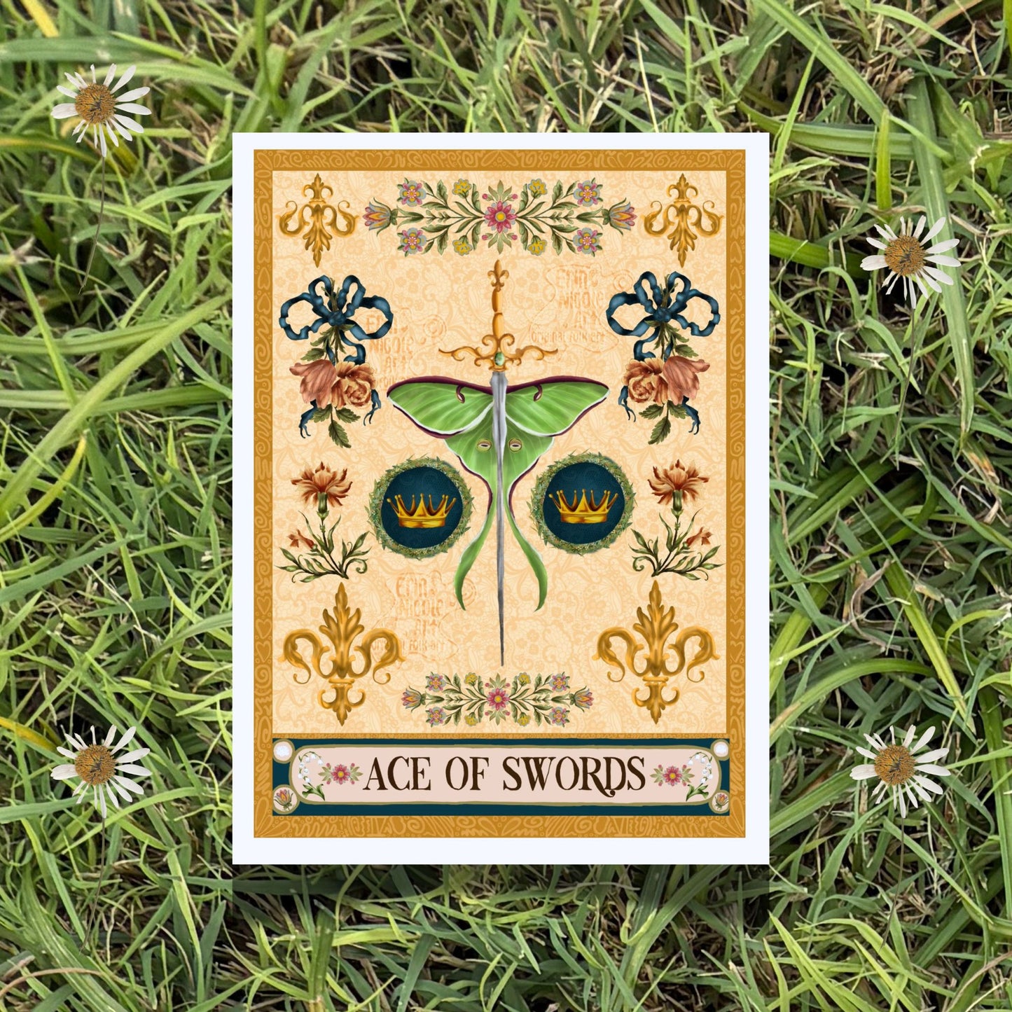 The Ace of Swords Fine Art Print - The Tarot Card Collection