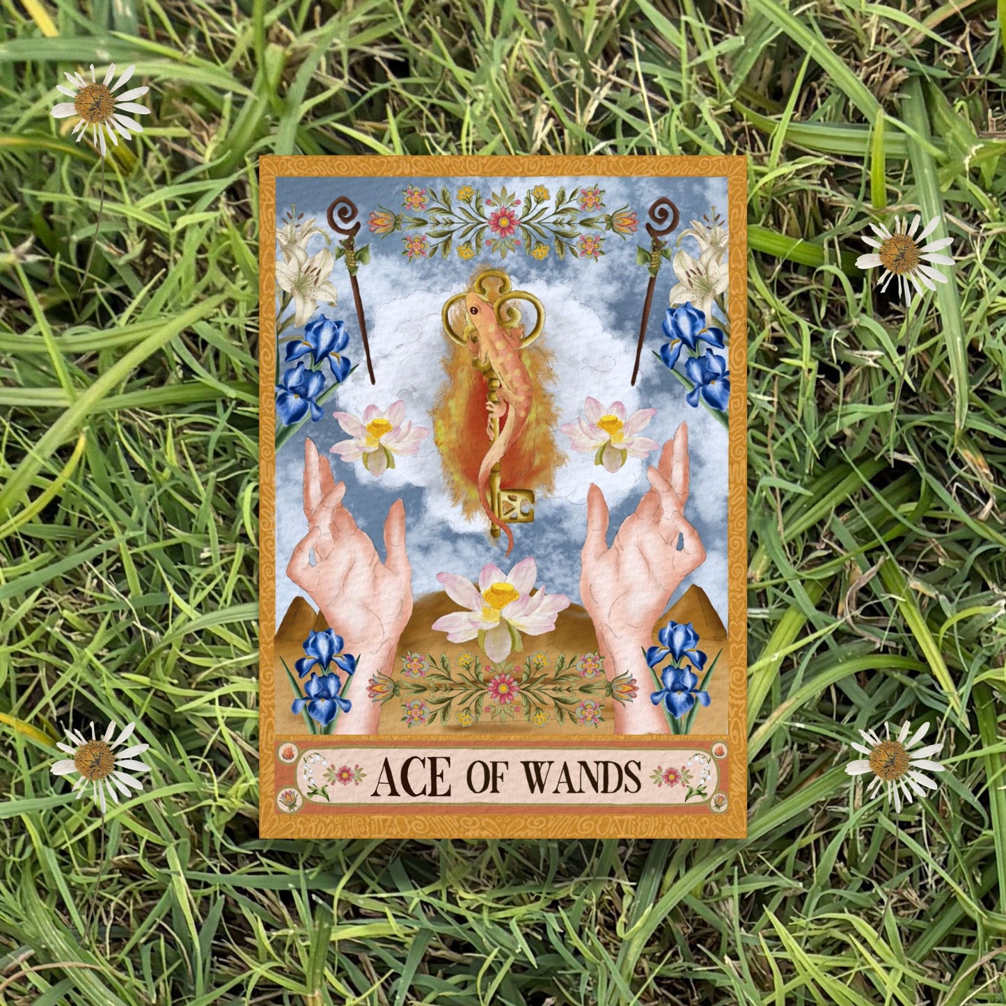 The Ace of Wands Fine Art Print - The Tarot Card Collection