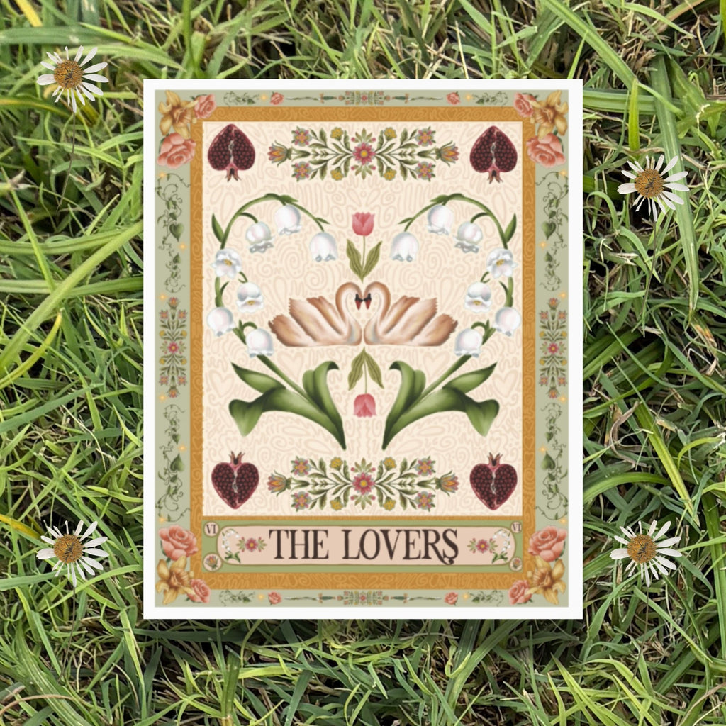 The Lovers Fine Art Print - The Tarot Card Collection