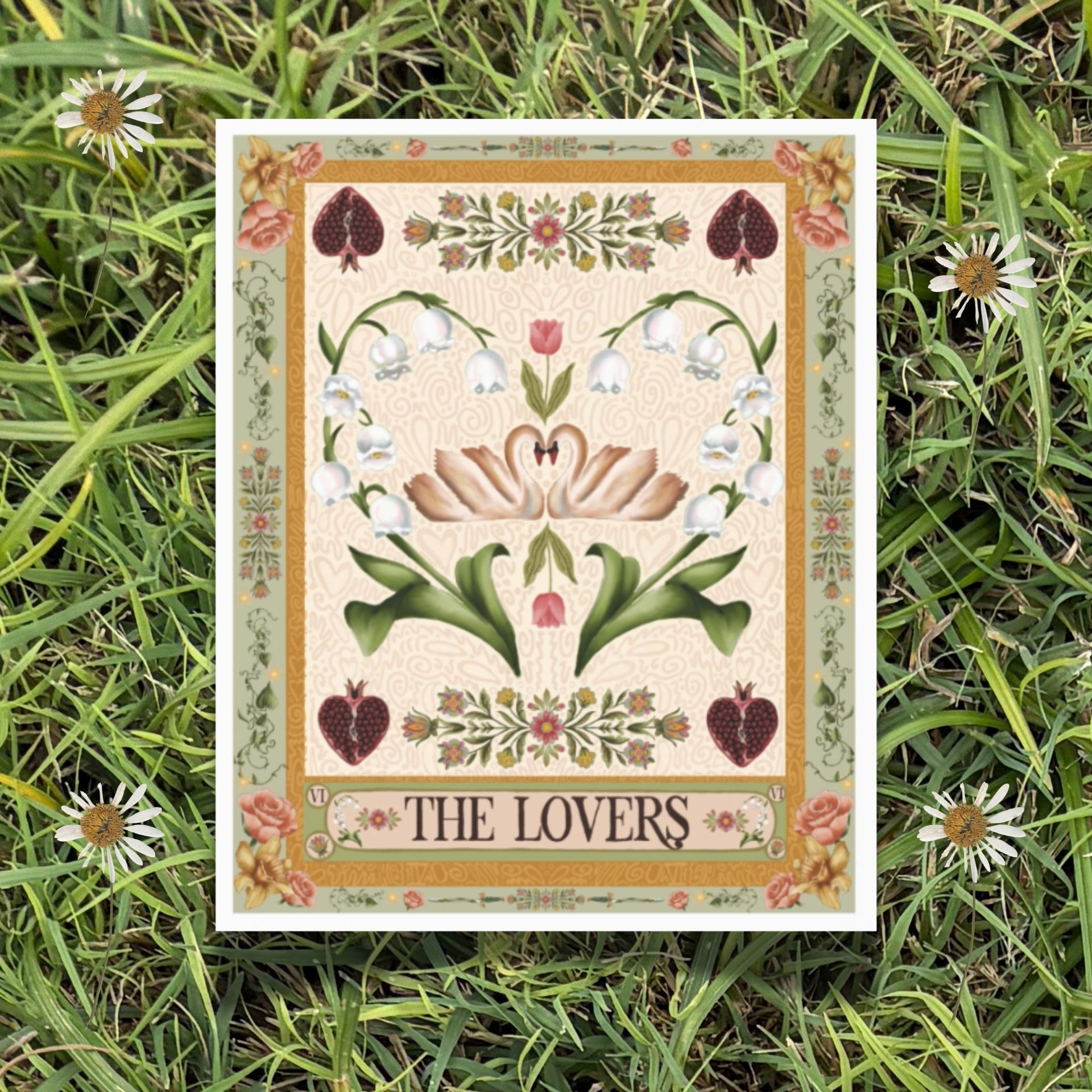 The Lovers Fine Art Print - The Tarot Card Collection