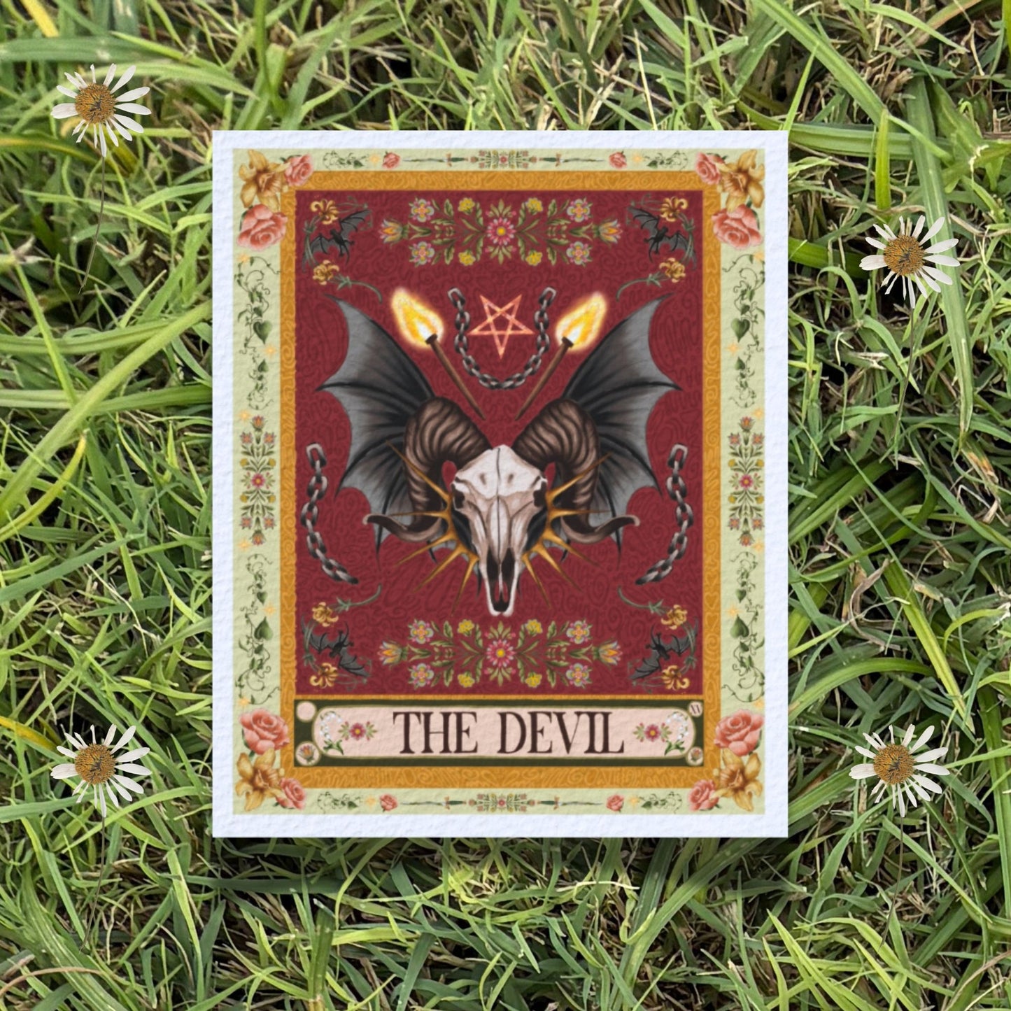 The Devil Fine Art Print - The Tarot Card Collection