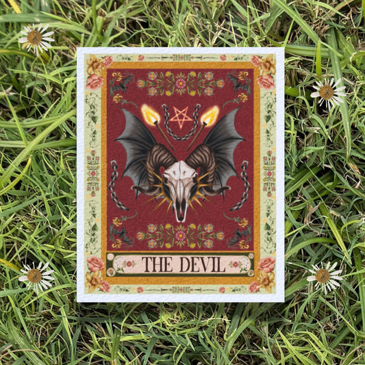 The Devil Fine Art Print - The Tarot Card Collection