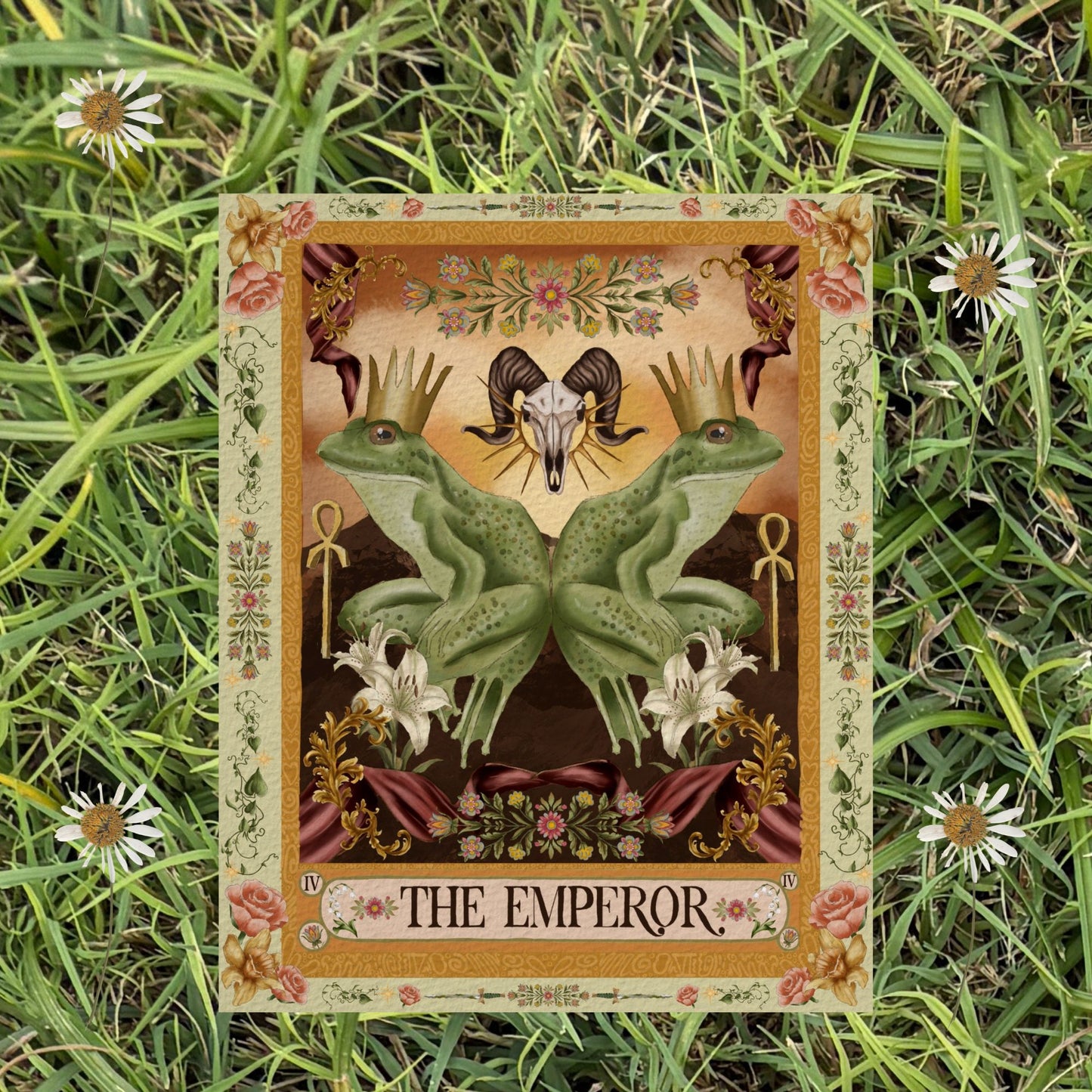 The Emperor Fine Art Print - The Tarot Card Collection