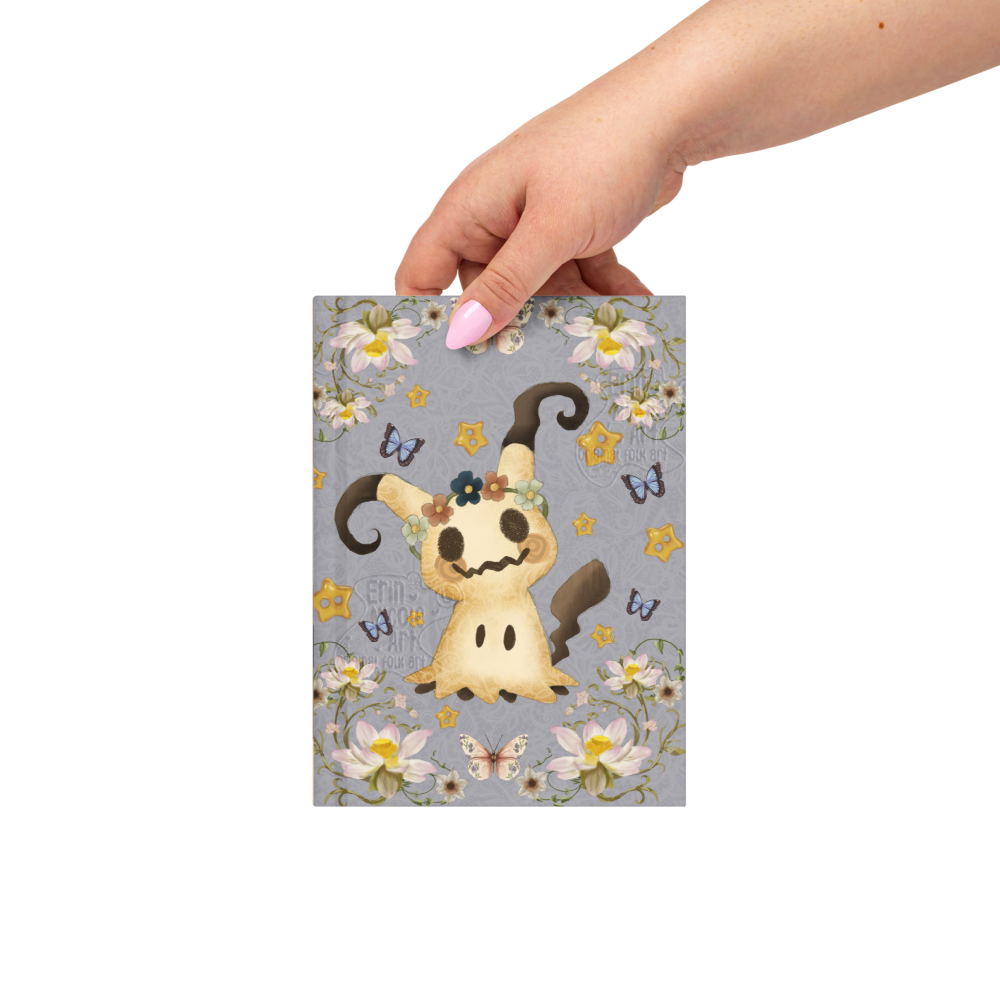 Folk Art Mimi Poke Hardcover journal matte