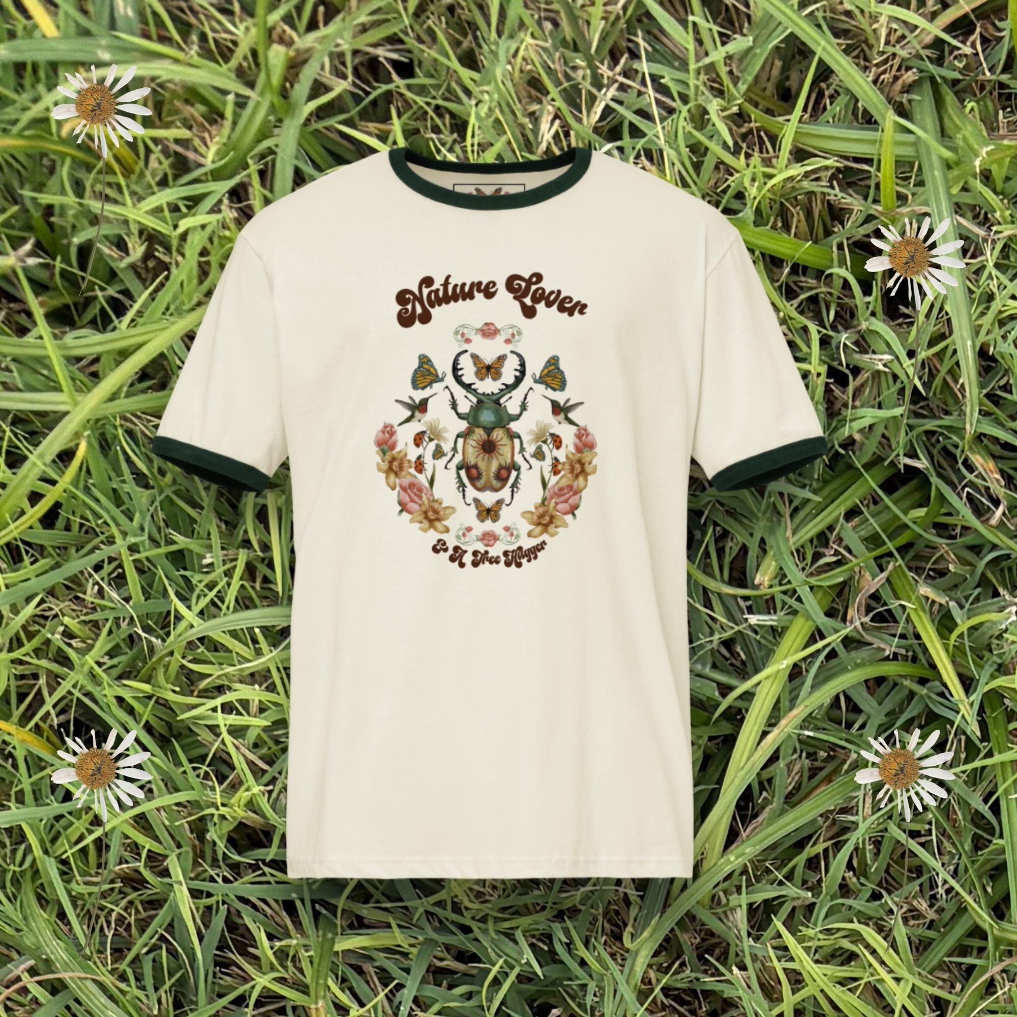 Unisex "Nature Lover & A Tree Hugger" T-Shirt