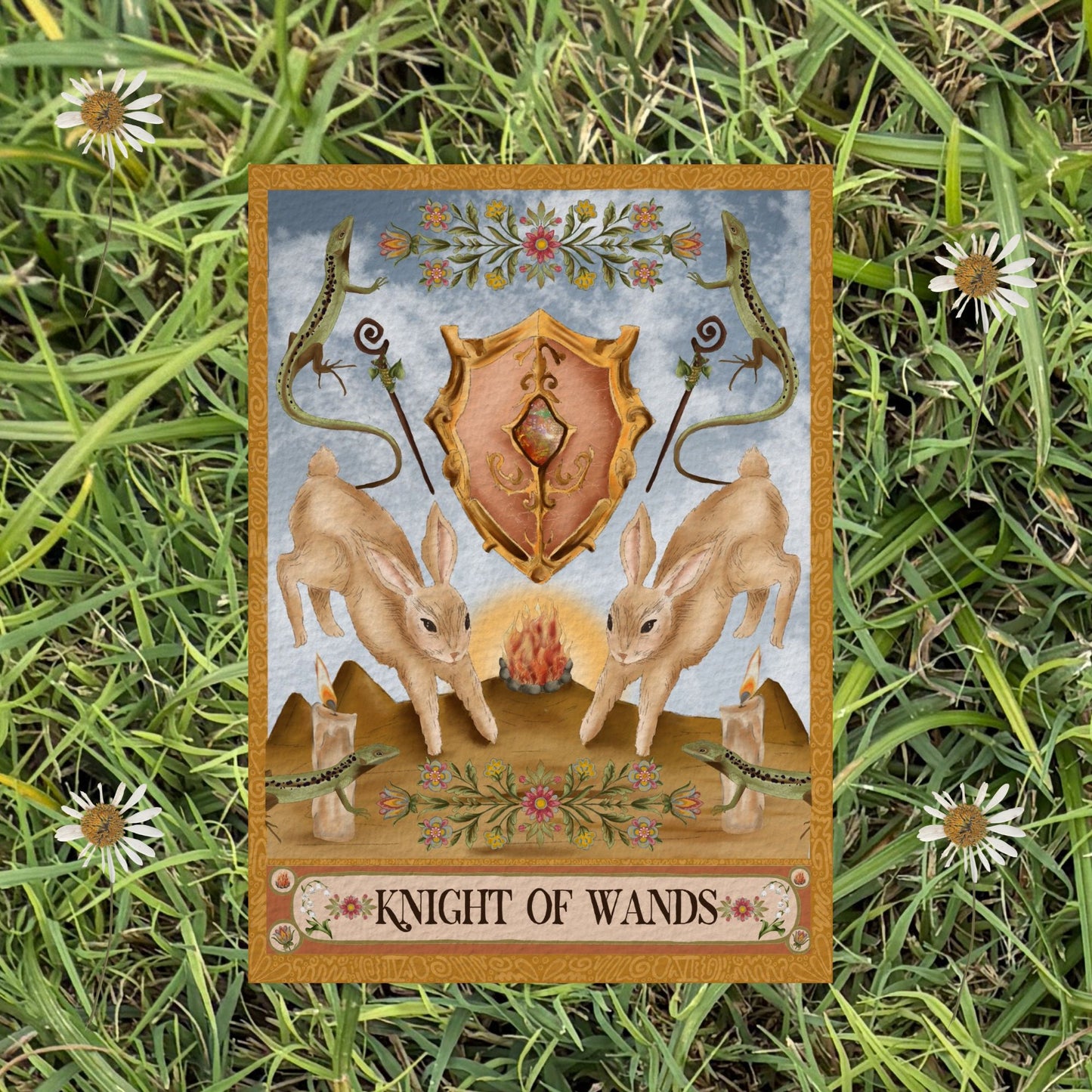 The Knight of Wands Fine Art Print - The Tarot Card Collection