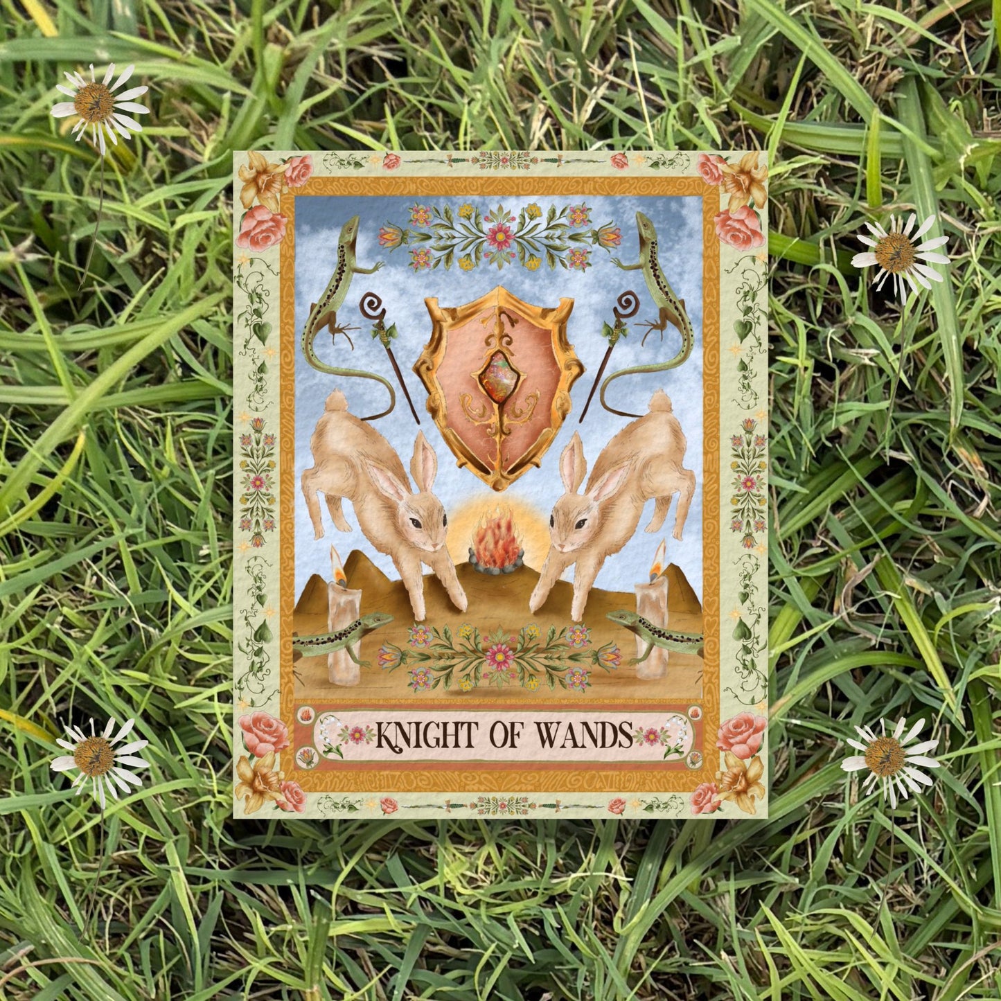 The Knight of Wands Fine Art Print - The Tarot Card Collection