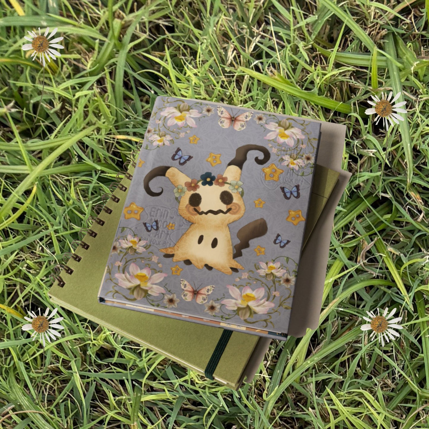 Folk Art Mimi Poke Hardcover journal matte