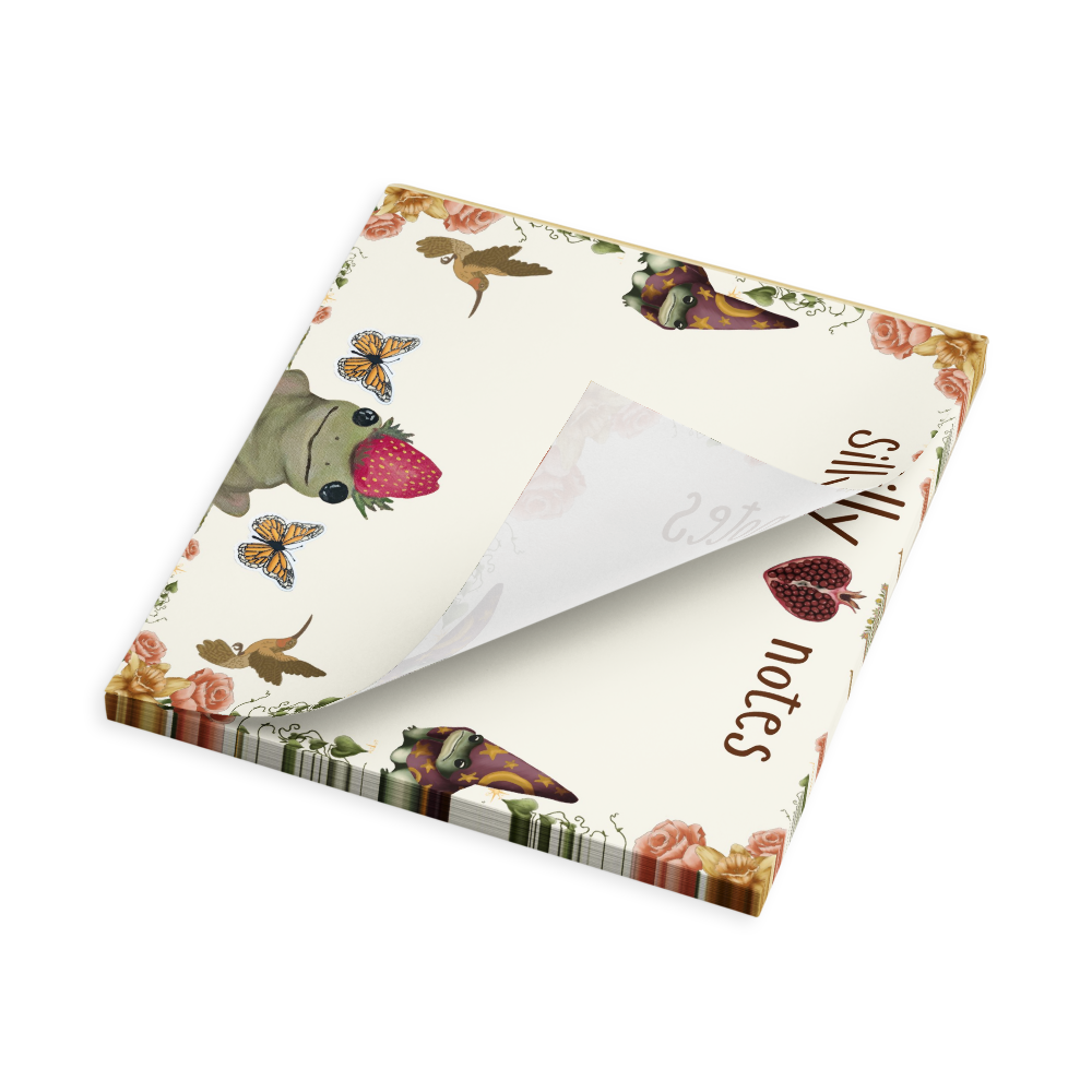 Silly Frogs "Silly" Notes Notepad