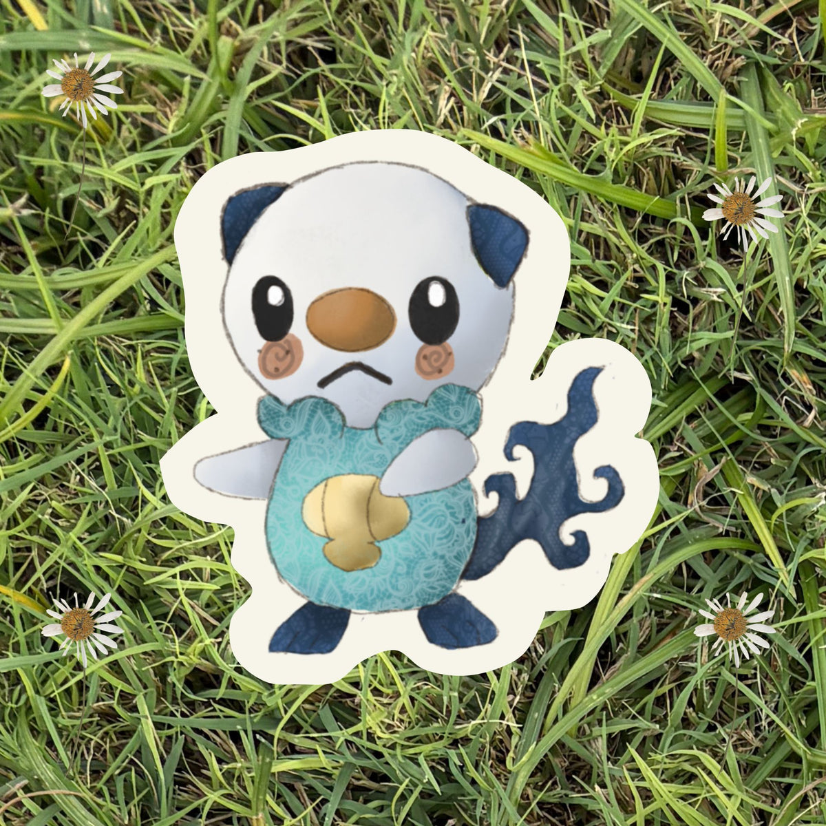 3" Folk Art Osho Poke Vinyl Sticker - The Poke Collection