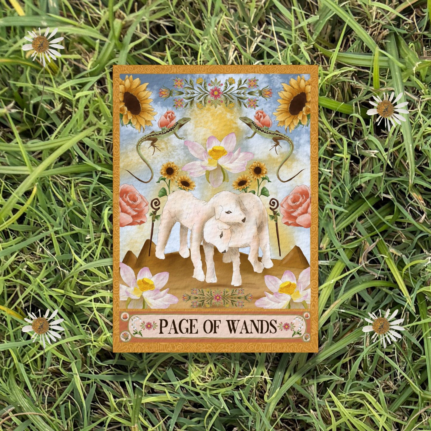 The Page of Wands Fine Art Print - The Tarot Card Collection