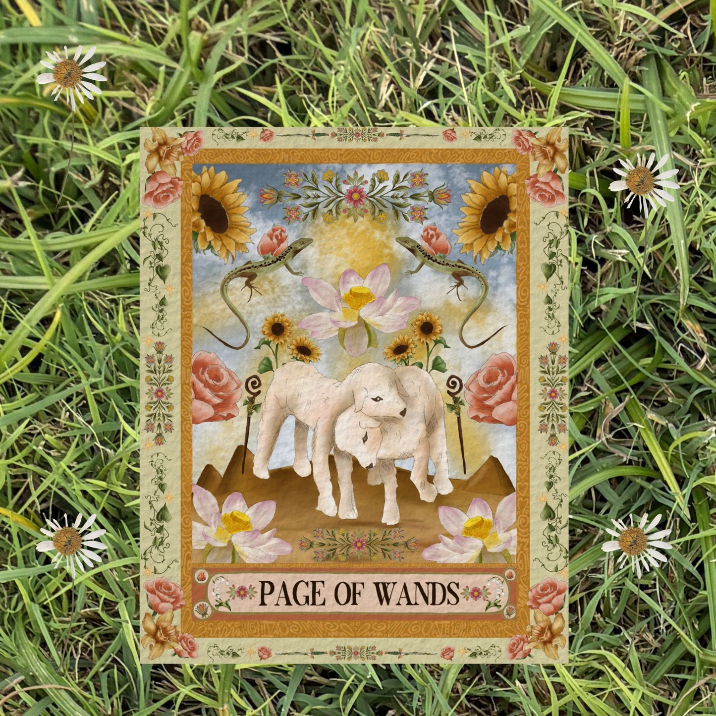 The Page of Wands Fine Art Print - The Tarot Card Collection