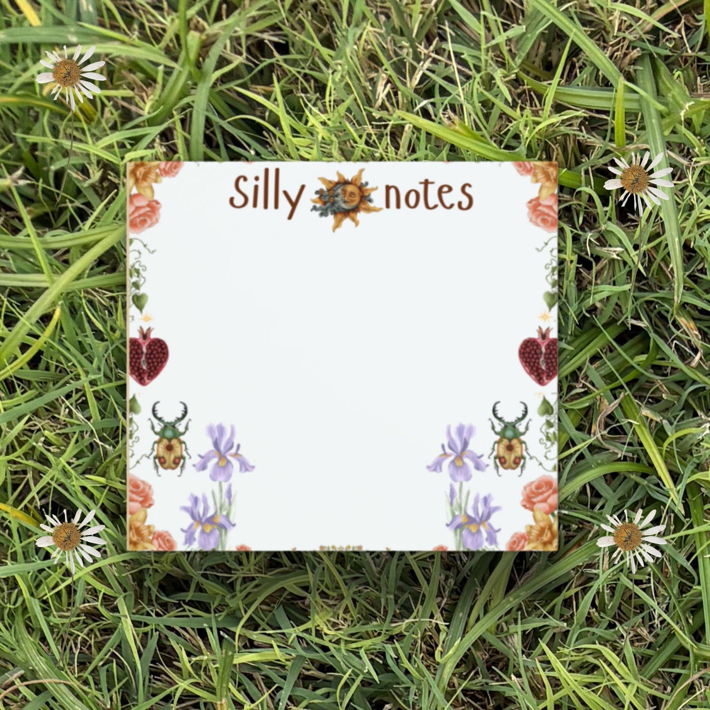 Sun Beetle "Silly" Notes Notepad